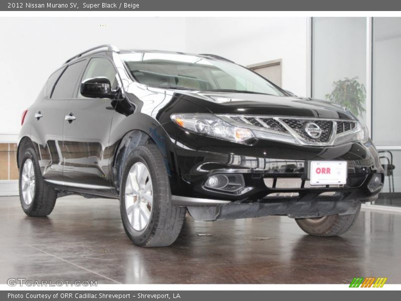 Super Black / Beige 2012 Nissan Murano SV