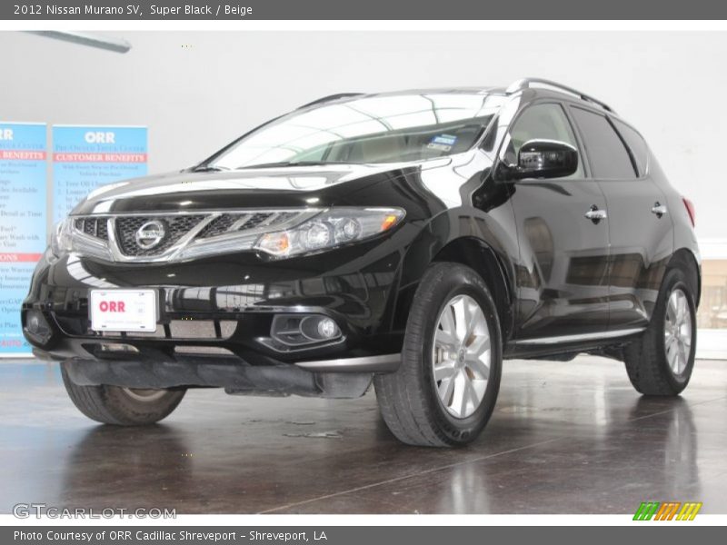 Super Black / Beige 2012 Nissan Murano SV