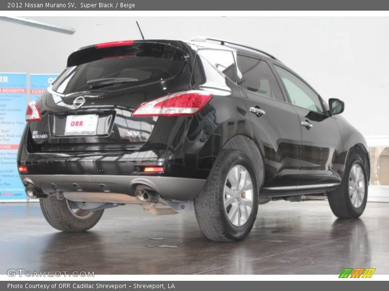 Super Black / Beige 2012 Nissan Murano SV