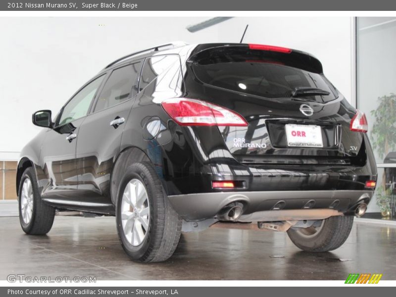 Super Black / Beige 2012 Nissan Murano SV