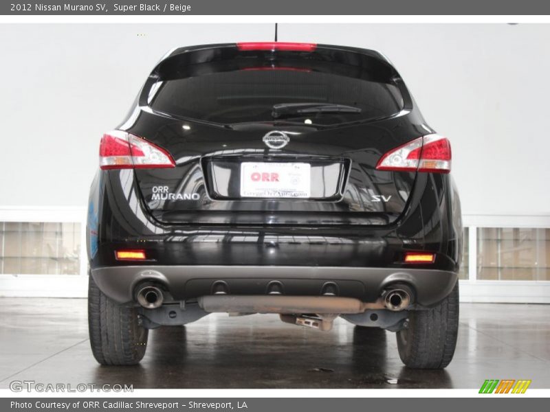 Super Black / Beige 2012 Nissan Murano SV