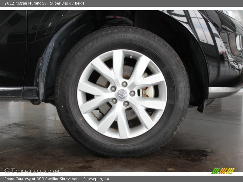 Super Black / Beige 2012 Nissan Murano SV