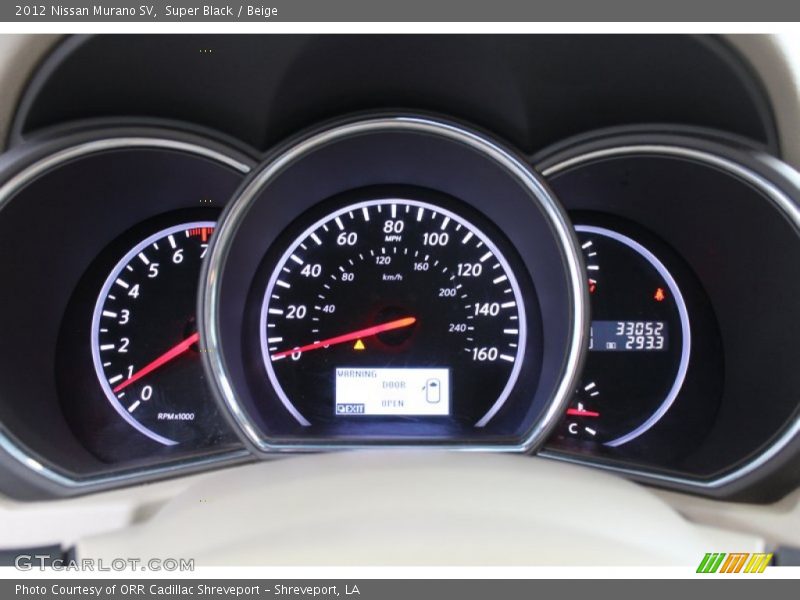 Super Black / Beige 2012 Nissan Murano SV