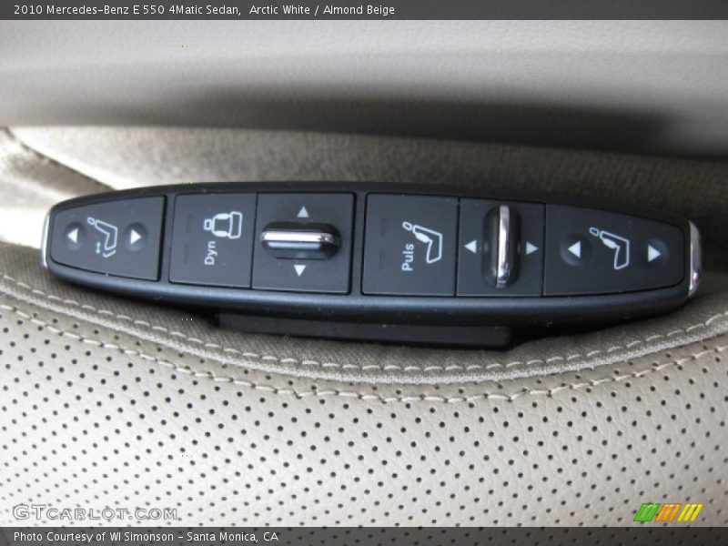Arctic White / Almond Beige 2010 Mercedes-Benz E 550 4Matic Sedan