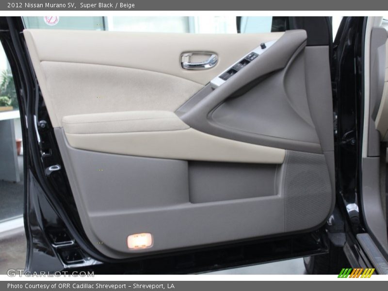 Super Black / Beige 2012 Nissan Murano SV