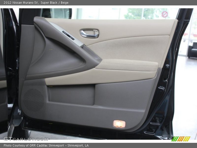 Super Black / Beige 2012 Nissan Murano SV