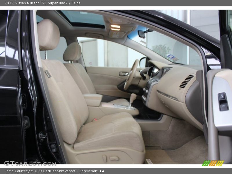 Super Black / Beige 2012 Nissan Murano SV