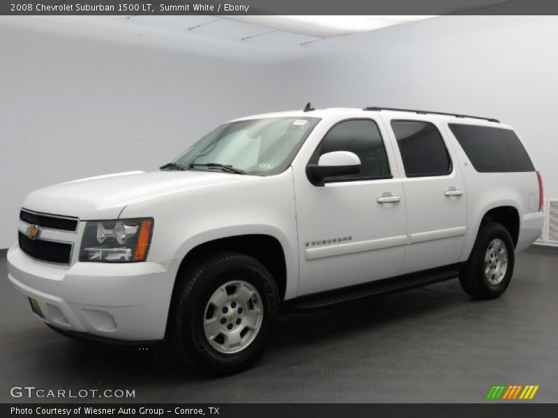 Summit White / Ebony 2008 Chevrolet Suburban 1500 LT