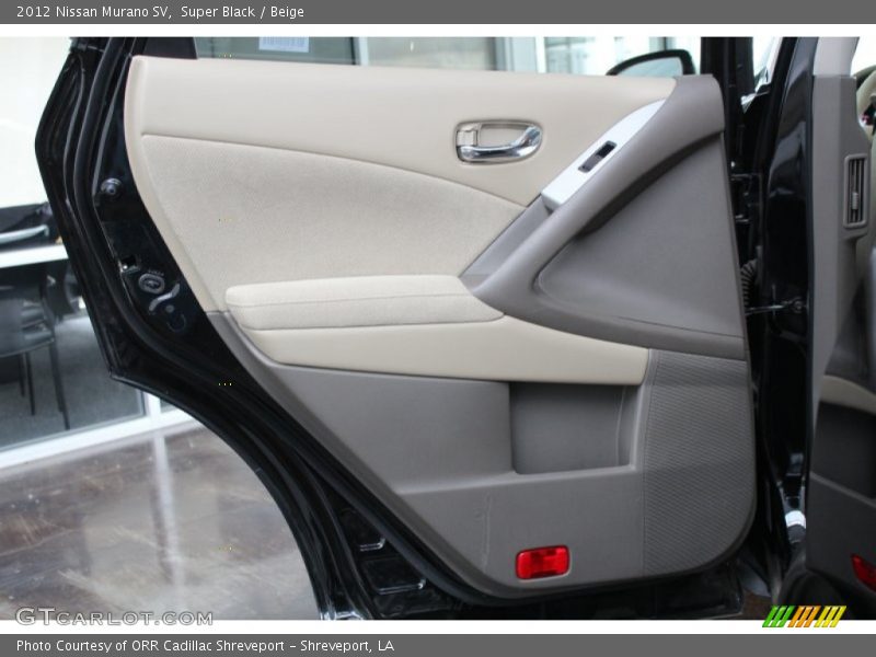 Super Black / Beige 2012 Nissan Murano SV