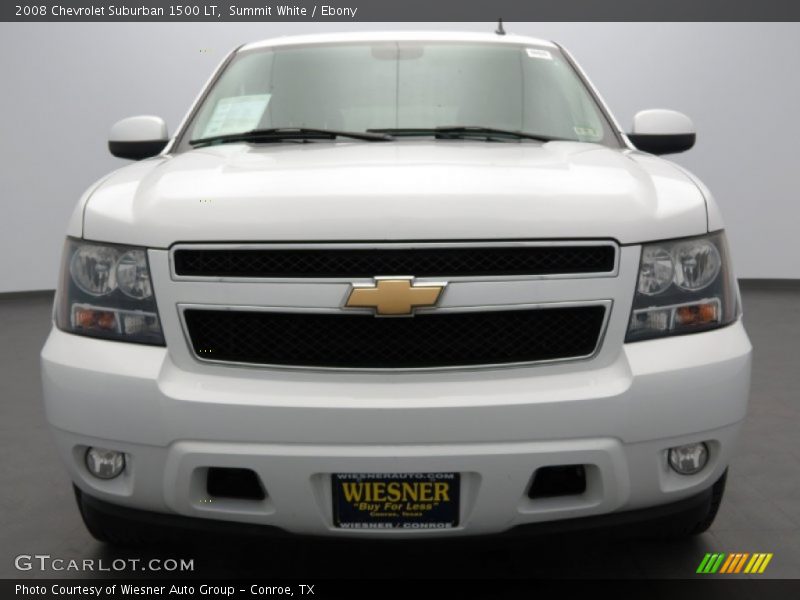 Summit White / Ebony 2008 Chevrolet Suburban 1500 LT