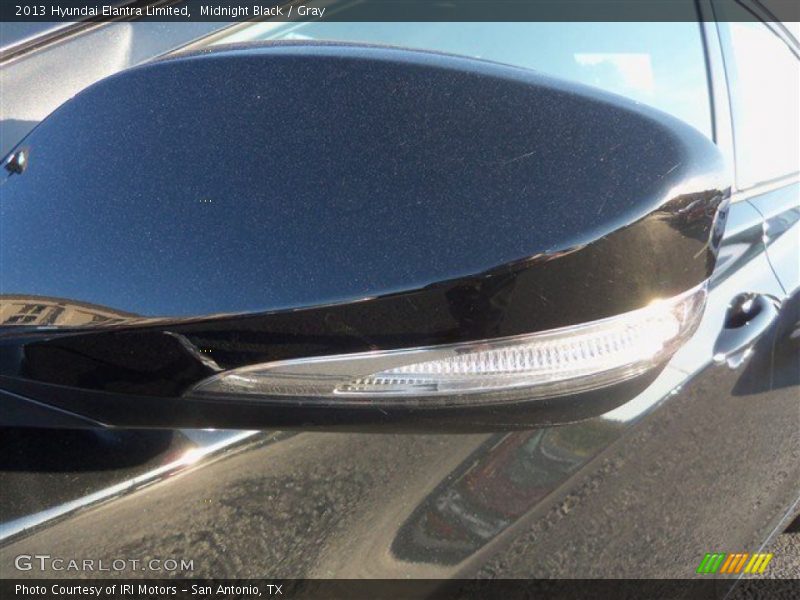 Midnight Black / Gray 2013 Hyundai Elantra Limited