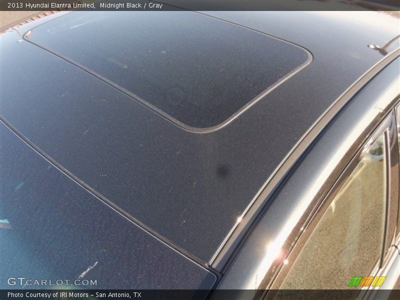 Midnight Black / Gray 2013 Hyundai Elantra Limited