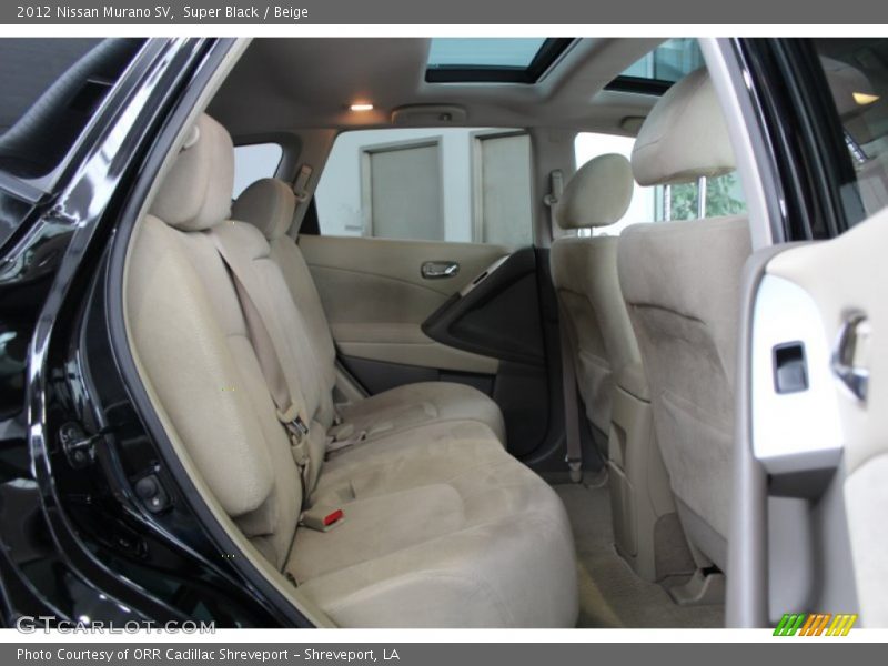 Super Black / Beige 2012 Nissan Murano SV