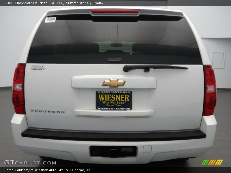 Summit White / Ebony 2008 Chevrolet Suburban 1500 LT