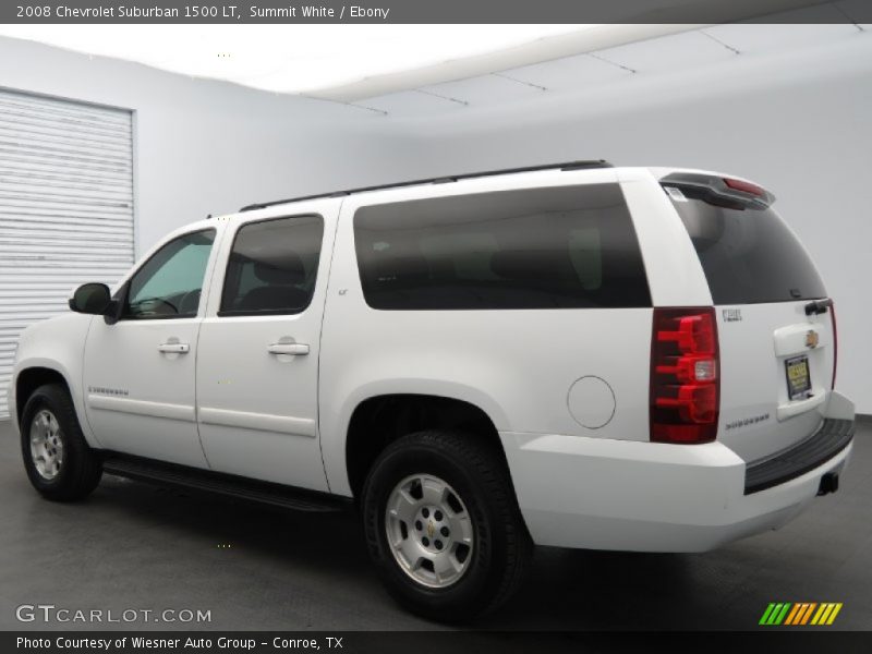 Summit White / Ebony 2008 Chevrolet Suburban 1500 LT