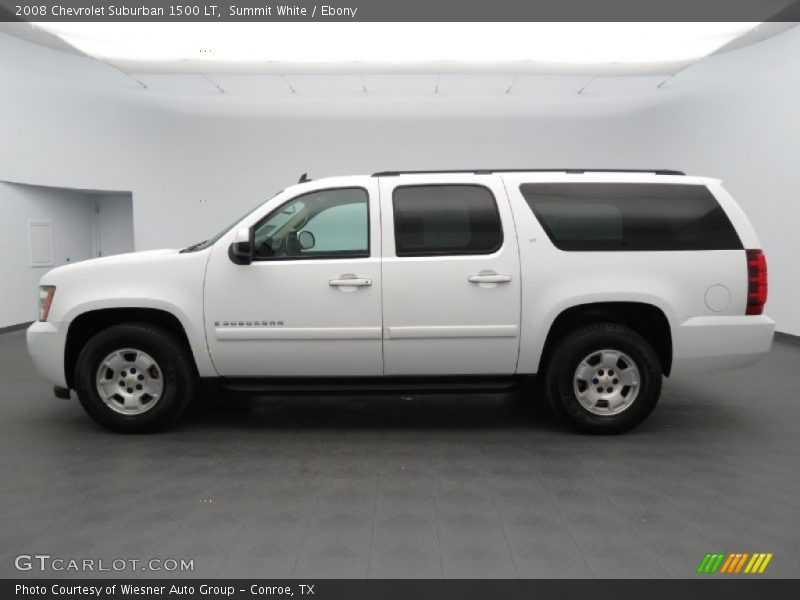Summit White / Ebony 2008 Chevrolet Suburban 1500 LT