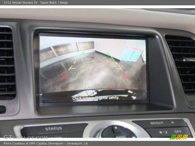 Super Black / Beige 2012 Nissan Murano SV