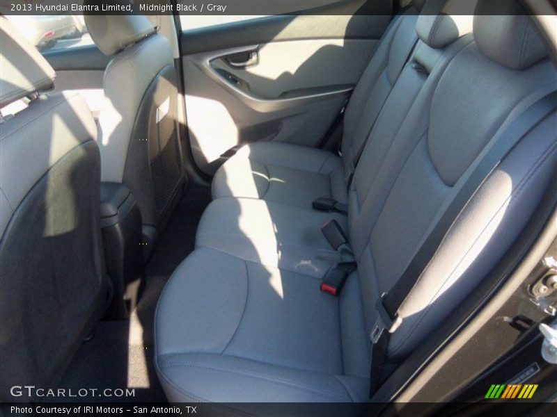 Midnight Black / Gray 2013 Hyundai Elantra Limited