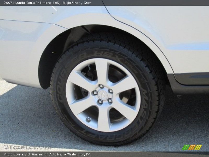 Bright Silver / Gray 2007 Hyundai Santa Fe Limited 4WD