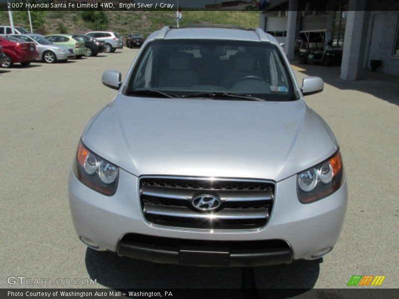 Bright Silver / Gray 2007 Hyundai Santa Fe Limited 4WD
