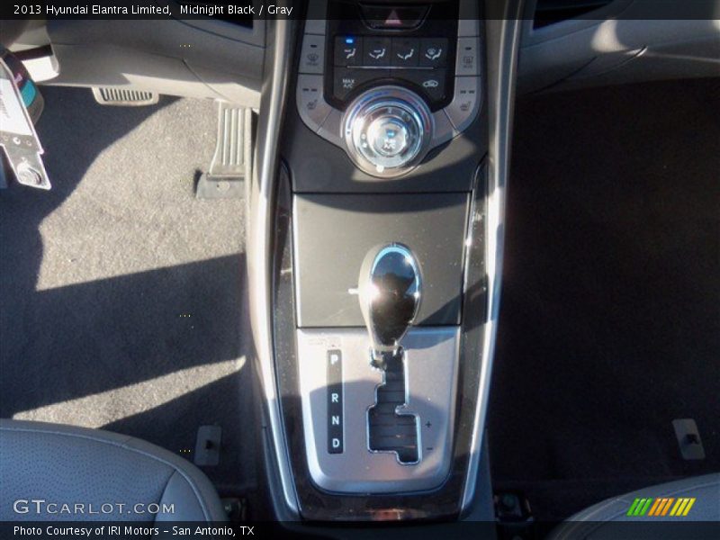 Midnight Black / Gray 2013 Hyundai Elantra Limited