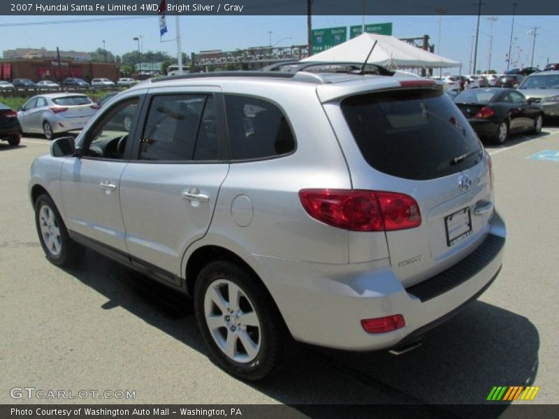 Bright Silver / Gray 2007 Hyundai Santa Fe Limited 4WD