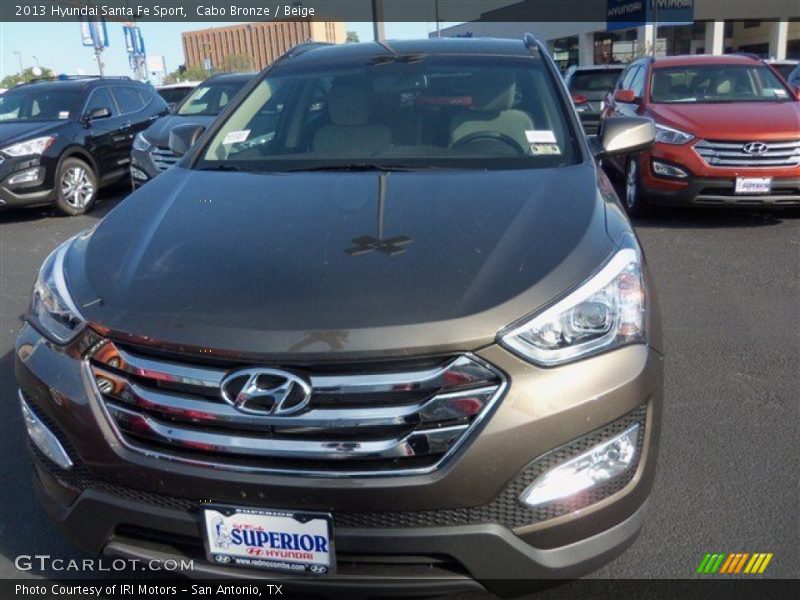 Cabo Bronze / Beige 2013 Hyundai Santa Fe Sport