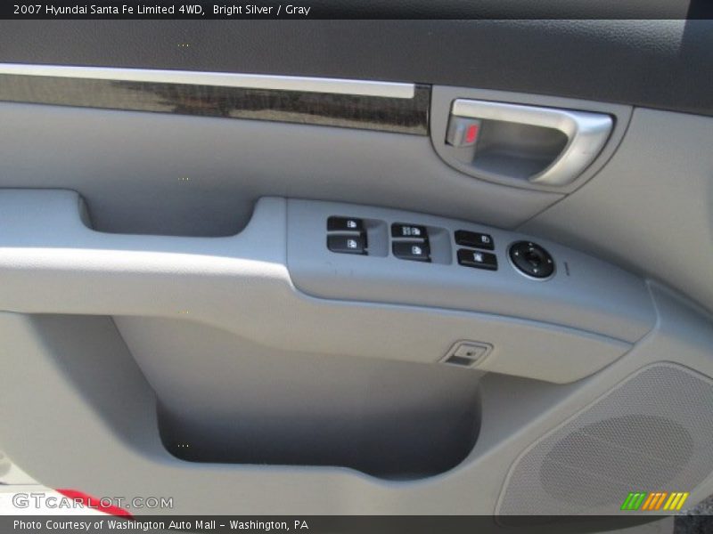 Bright Silver / Gray 2007 Hyundai Santa Fe Limited 4WD