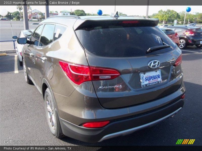 Cabo Bronze / Beige 2013 Hyundai Santa Fe Sport
