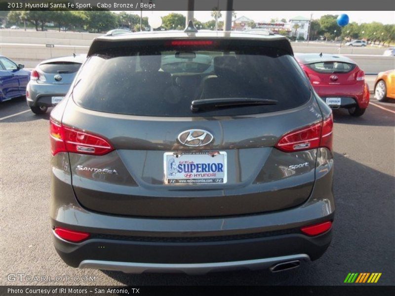 Cabo Bronze / Beige 2013 Hyundai Santa Fe Sport