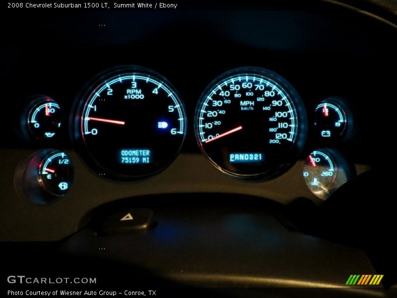 Summit White / Ebony 2008 Chevrolet Suburban 1500 LT