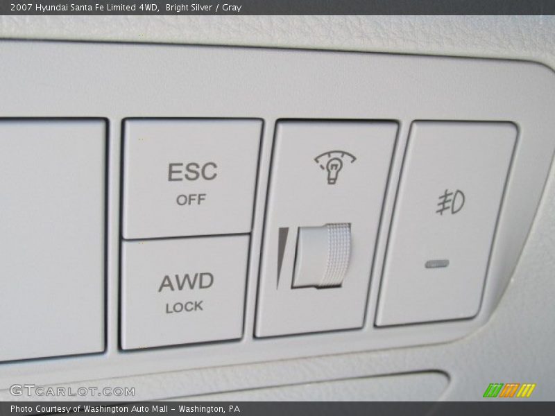 Bright Silver / Gray 2007 Hyundai Santa Fe Limited 4WD