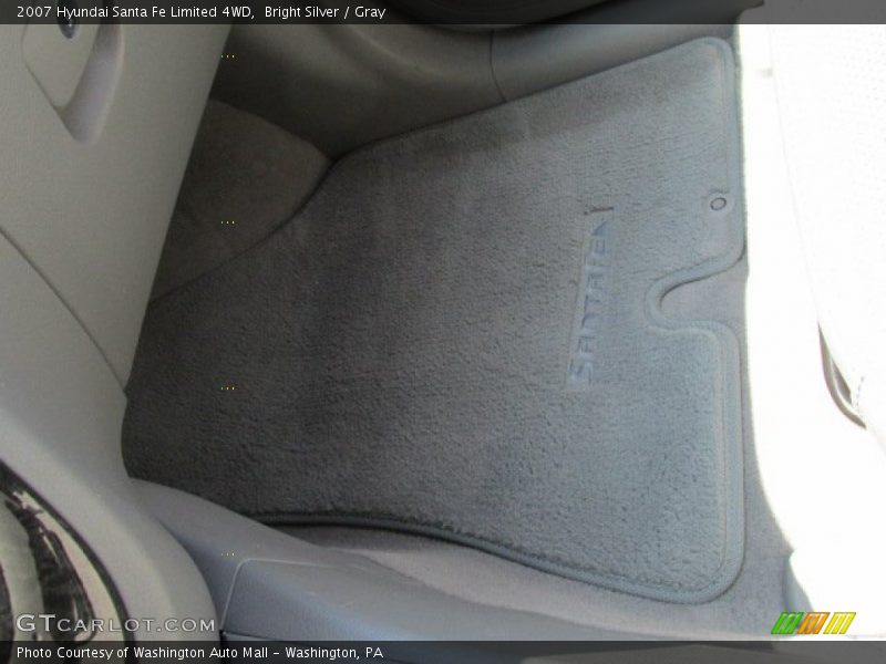 Bright Silver / Gray 2007 Hyundai Santa Fe Limited 4WD