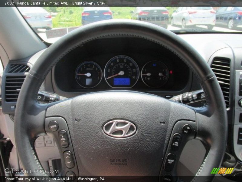 Bright Silver / Gray 2007 Hyundai Santa Fe Limited 4WD