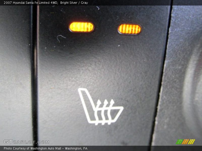 Bright Silver / Gray 2007 Hyundai Santa Fe Limited 4WD