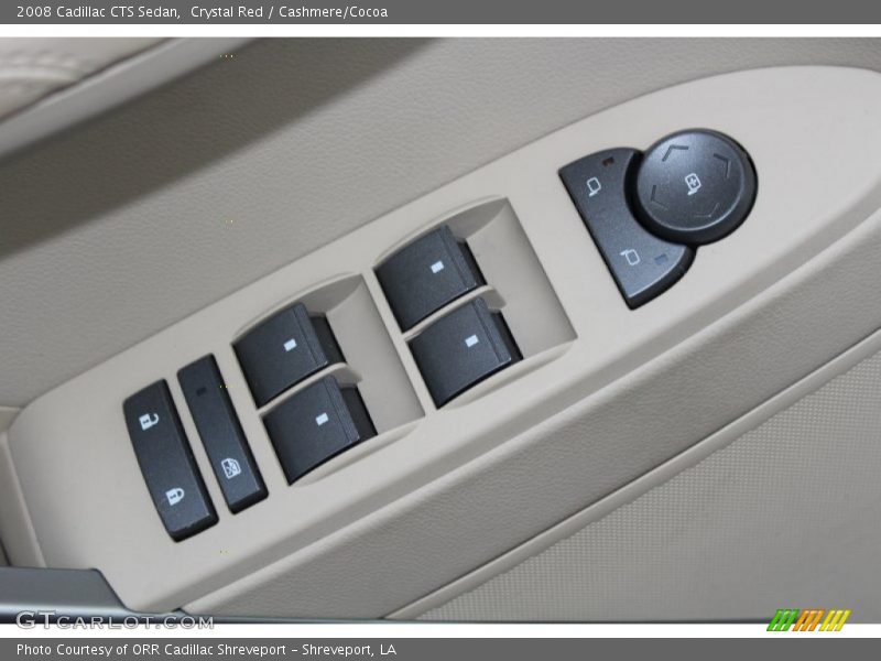 Crystal Red / Cashmere/Cocoa 2008 Cadillac CTS Sedan