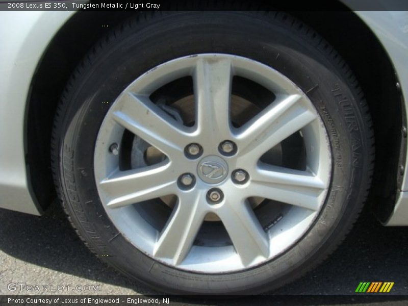 Tungsten Metallic / Light Gray 2008 Lexus ES 350