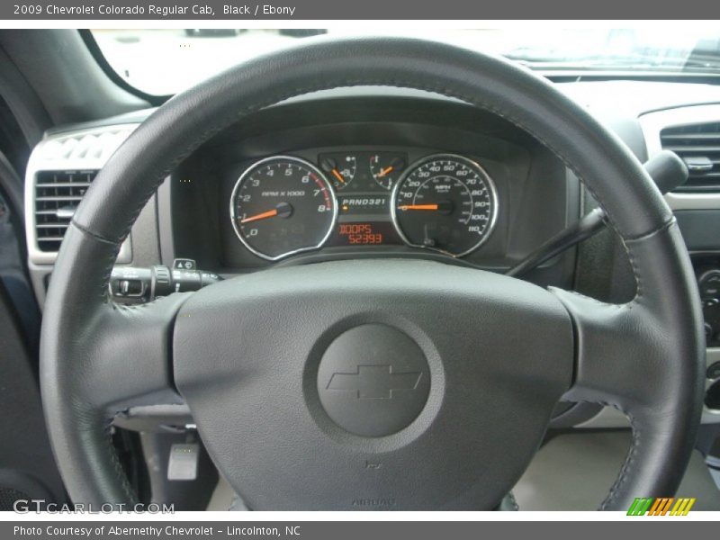 Black / Ebony 2009 Chevrolet Colorado Regular Cab