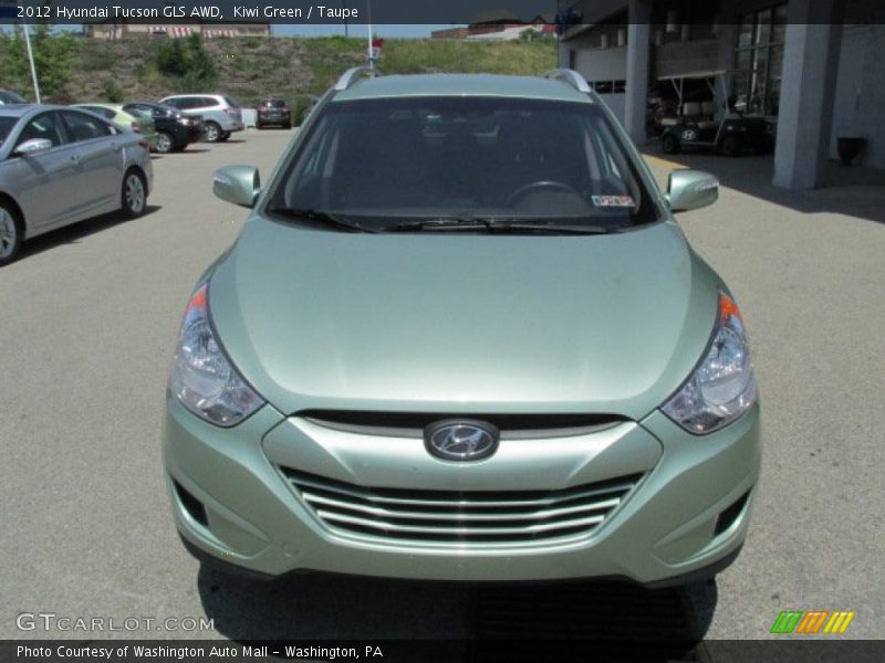 Kiwi Green / Taupe 2012 Hyundai Tucson GLS AWD