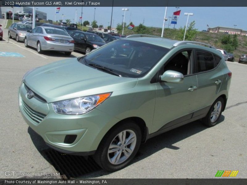 Kiwi Green / Taupe 2012 Hyundai Tucson GLS AWD