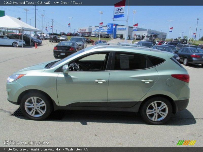 Kiwi Green / Taupe 2012 Hyundai Tucson GLS AWD