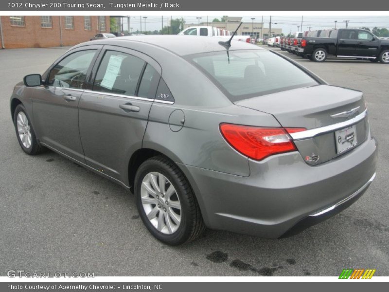Tungsten Metallic / Black 2012 Chrysler 200 Touring Sedan