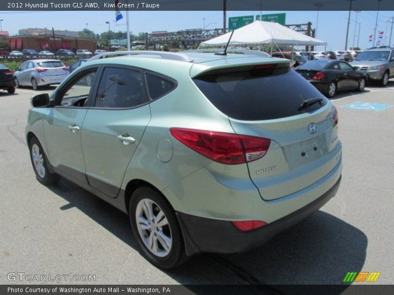 Kiwi Green / Taupe 2012 Hyundai Tucson GLS AWD