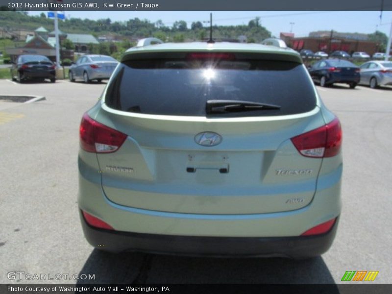 Kiwi Green / Taupe 2012 Hyundai Tucson GLS AWD