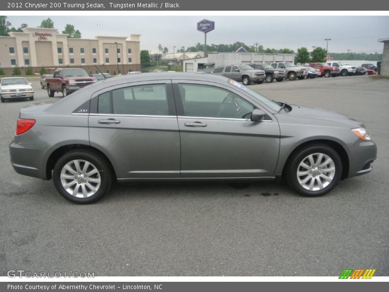 Tungsten Metallic / Black 2012 Chrysler 200 Touring Sedan