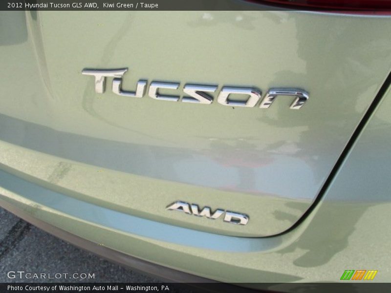 Kiwi Green / Taupe 2012 Hyundai Tucson GLS AWD