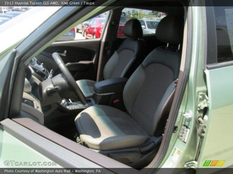 Kiwi Green / Taupe 2012 Hyundai Tucson GLS AWD