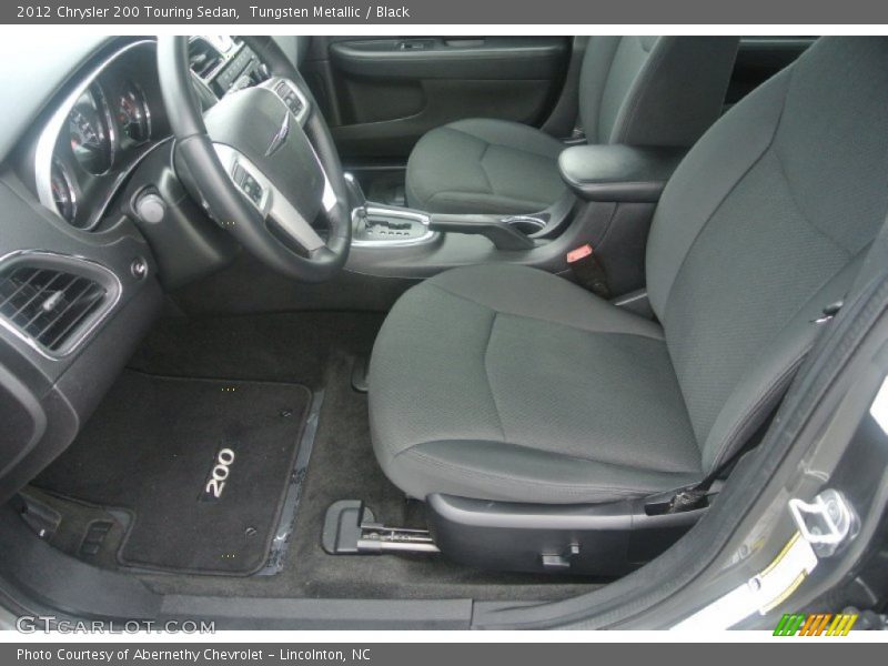 Tungsten Metallic / Black 2012 Chrysler 200 Touring Sedan