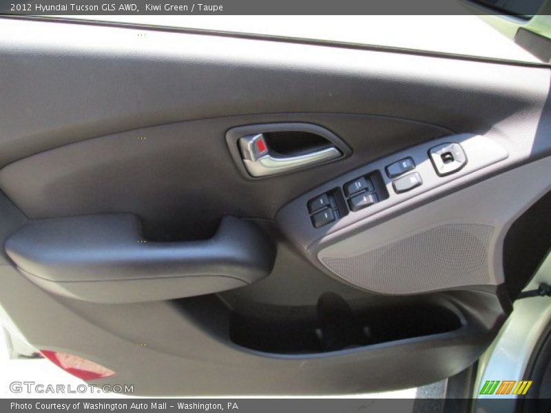 Kiwi Green / Taupe 2012 Hyundai Tucson GLS AWD