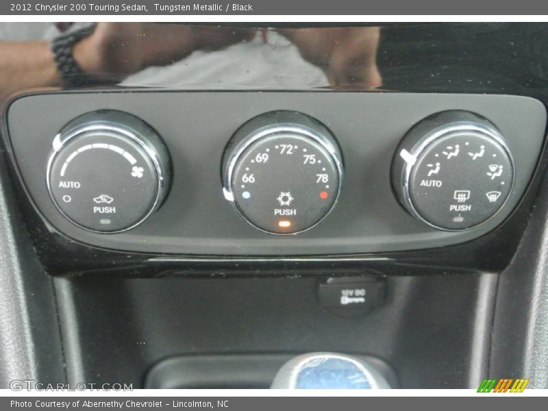 Tungsten Metallic / Black 2012 Chrysler 200 Touring Sedan